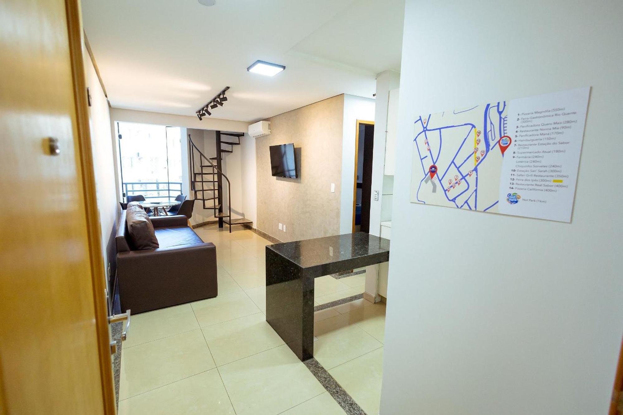 Thermas Paradise - Rio Quente- Duplex 3 Quartos Com Hidromassagem Zewnętrze zdjęcie